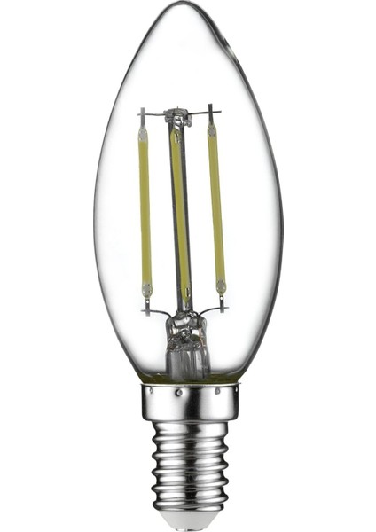 Candle 6W Beyaz Filament LED Empul E14