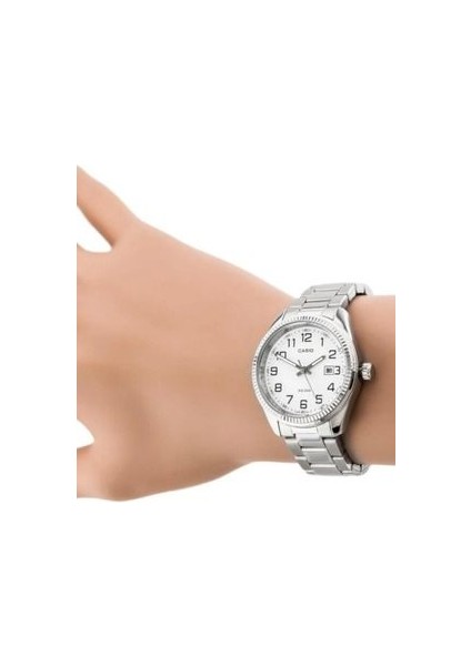 Erkek Kol Saati - Takvim Fonksiyonlu, Mineral Cam, Çelik Kordon, İyon Kaplama Kasa, 5 ATM Suya Dayanıklı