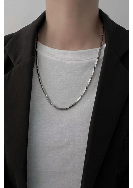 Kararmaz Çelik Titanyum Melon Zincir Unisex Kararmaz Erkek Çelik Kolye modelleri