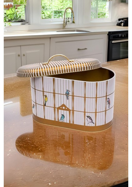 ER002-T7 Bird Cage Desenli Ekmeklik 11 Lt