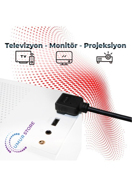 Hdmı 2.0 4k Ultra Hd 60 Hz L Tipi Ses Ve Görüntü Aktarım Kablosu 1 Metre fırsatları