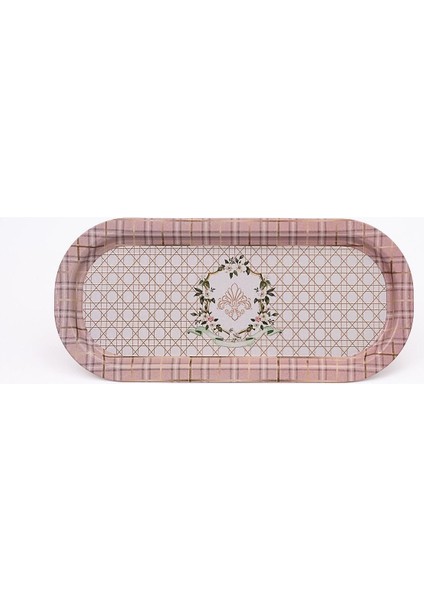 EE168-U7 Rosy Desenli Oval Tepsi 16X35 cm fiyatları
