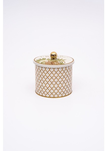 ER142-3G Forrest Yellow Desenli Yuvarlak Metal Saklama Kabı 14 cm fiyatları