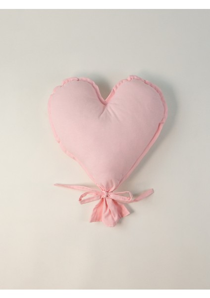 Kalpli Balon Yastık Pudra Pembe 43X45 cm