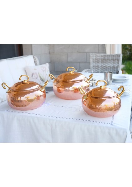 Bakır Tencere Tombul Model (8 Litre) fiyatları