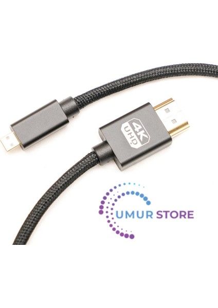 Micro HDMI To HDMI Kablo 4K 60Hz 1m