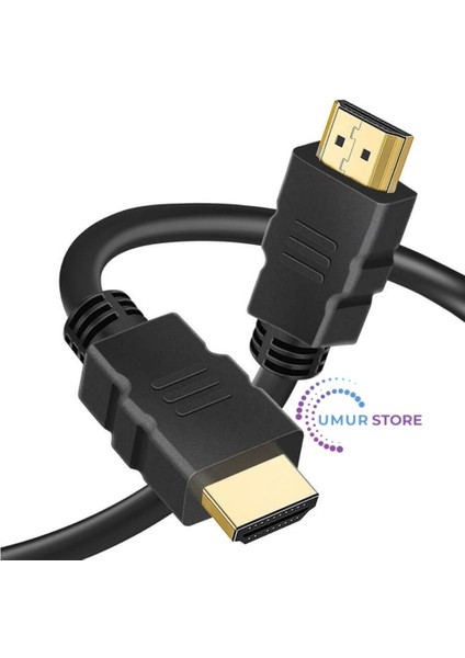 Hdmı Kablo 4k 3d Ağ Destekli Altın Uçlu 4k 60hz 18g Bps Ultra Hd 4k Ethernet Hdmı Kablosu - 50cm