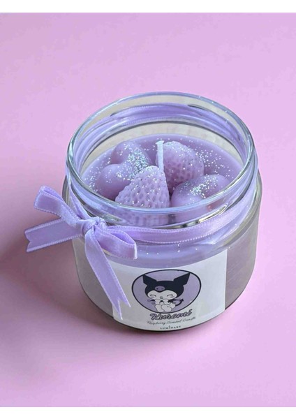 Kuromi Hediye Seti – 1 Adet Frambuaz Kokulu Kuromi Mum + 1 Adet Kuromi + 1 Adet My Melody Bileklik fiyatları