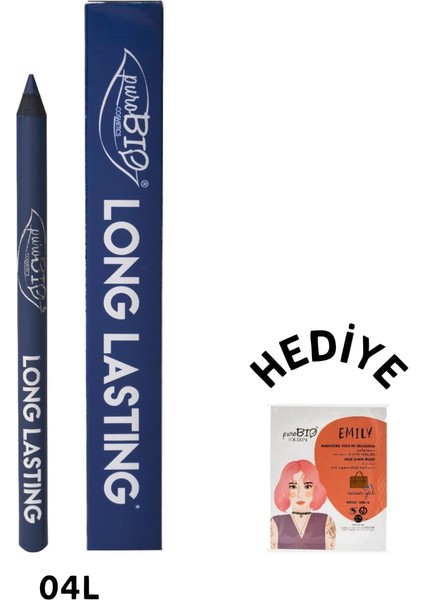 Hassas Gözler Için Organik Vegan Göz Kalemi Mavi