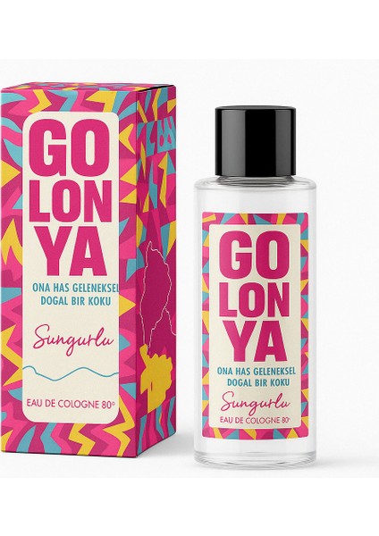 Sungurlu Kokulu Premium Kolonya - 250 ml Cam Şişe