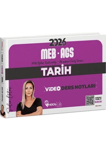 Hoca Kafası 2026 MEB-AGS Tarih Video Ders Notları