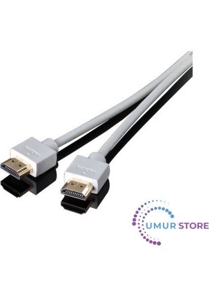 HDMI 4K Slim Wht Kablo 3 mt