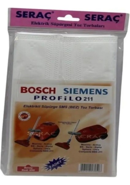 Bez Süpürge Torbası Bosch Siemens NO:050 Süpürge Torbası -68785