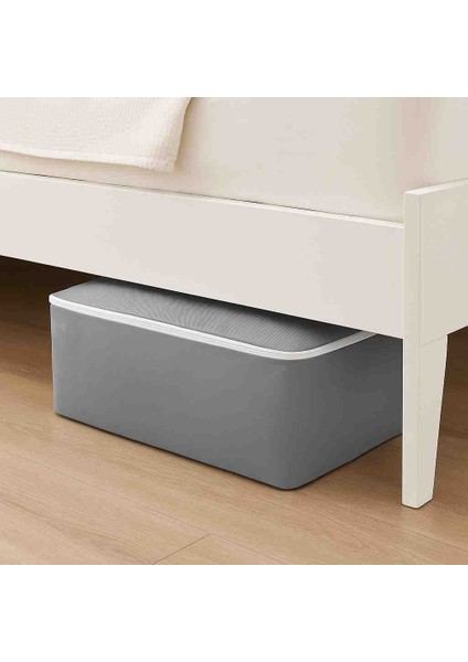 Hurç Tekli 65X40X32 cm Gri – Kıyafet & Yastık Saklama, Çift Fermuarlı fiyatları