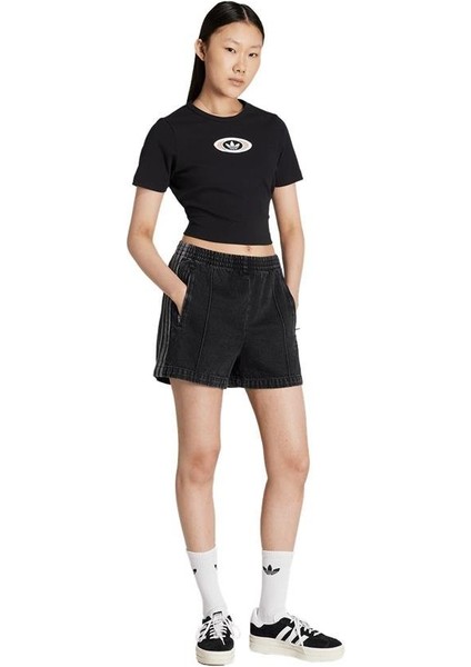 Kadın Siyah T-Shirt Cut Out Rıb Tee KC8804 fırsatları