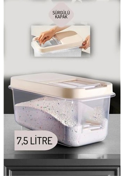 Reagan Tablet ve Deterjan Saklama Kutusu 7.5 lt KREM fiyatları