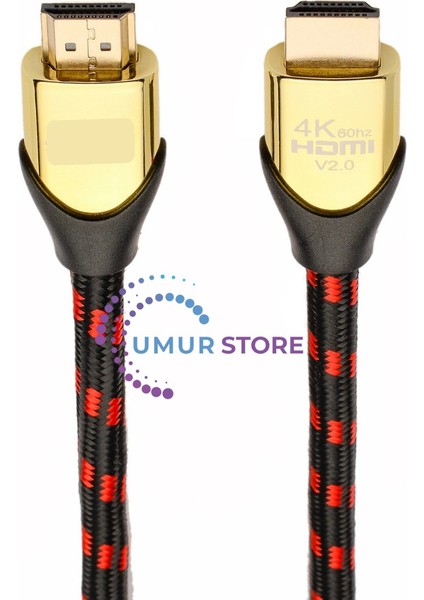 4K60 1 Metre HDMI 2.0 18 Gbps 4K Ultra Hd Premium Sertifikalı 4K 60Hz 26 Awg D-Hdr Hdcp 2.2 Earc Destekli 18 Gbps Yüksek modelleri