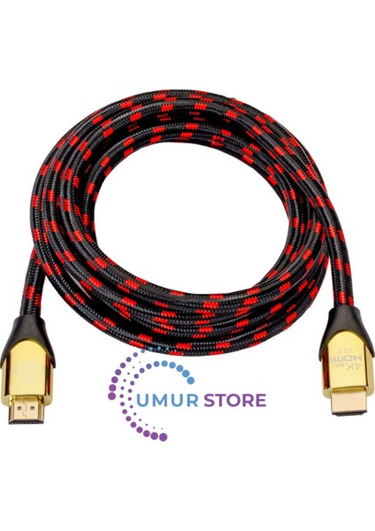 4K60 1 Metre HDMI 2.0 18 Gbps 4K Ultra Hd Premium Sertifikalı 4K 60Hz 26 Awg D-Hdr Hdcp 2.2 Earc Destekli 18 Gbps Yüksek fırsatları