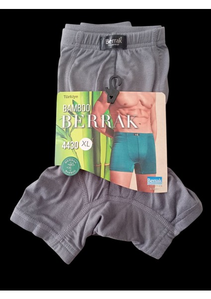 Bamboo Boxer Pamuklu Cotton Modal Elasten 3'lü Ekonomik Paket Gri Ekstra Esnek Yumuşak Slim Fit Babx1-2 fiyatları