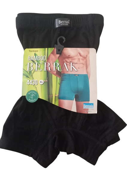 Bamboo Boxer Pamuklu Cotton Modal Elasten 3'lü Ekonomik Paket Siyah Ekstra Esnek Yumuşak Slim Fit Babx1-1 fırsatları