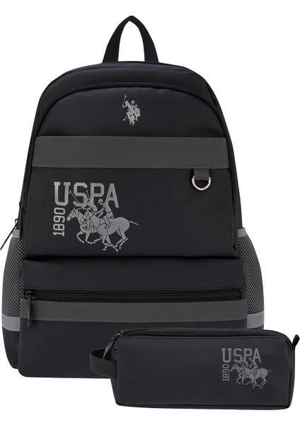 Us Polo Assn Ç-25128'2 Li Kalemlikli Okul Sırt Çantası Öğrenci Günlük