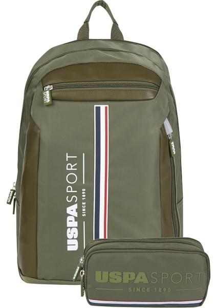 Us Polo Assn Ç-24378'2 Li Kalemlikli Okul Sırt Çantası Öğrenci Günlük
