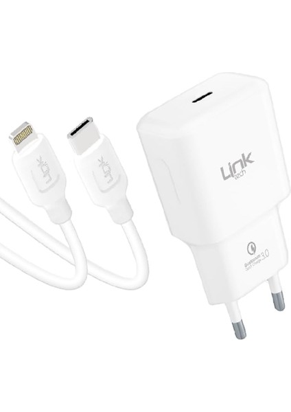 T456E Eco PD20W Type-C To Lightning Kablolu Şarj Aleti Set