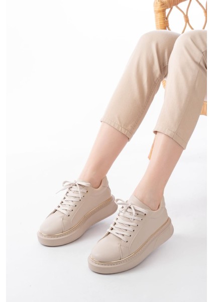 Kadın Sneaker Günlük Vegan Bej Ayakkabı fiyatları