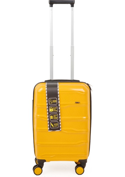 Avvıo Pp Kabin Boy Valiz - Hardal - 58X33X23 cm