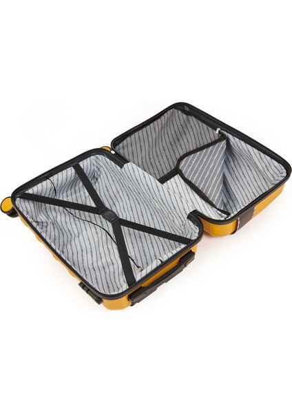 Avvıo Pp Kabin Boy Valiz - Hardal - 58X33X23 cm