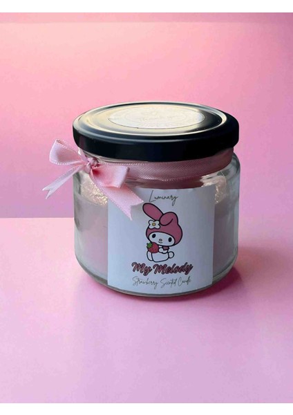 My Melody Hediye Seti – 1 Adet Çilek Kokulu My Melody Mum + 1 Çift My Melody Kolye fiyatları