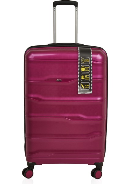 Avvıo Pp Büyük Boy Valiz - Mürdüm - 77X45X32 cm fiyatları