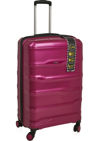 Avvıo Pp Büyük Boy Valiz - Mürdüm - 77X45X32 cm modelleri