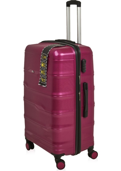 Avvıo Pp Büyük Boy Valiz - Mürdüm - 77X45X32 cm fırsatları