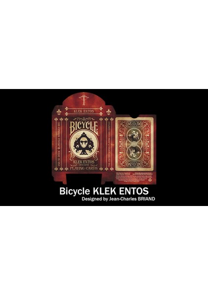 Bicycle Klek Entos Kırmızı Marked Oyun Kartları fiyatları