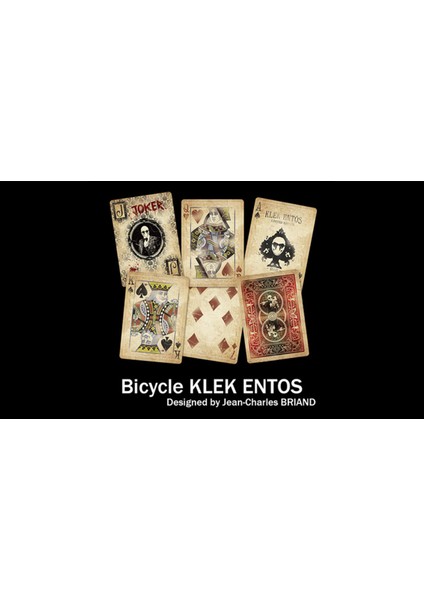 Bicycle Klek Entos Kırmızı Marked Oyun Kartları modelleri