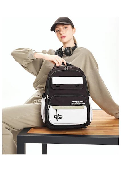 Siyah Unisex Sırt Çantası 07PCT185-S