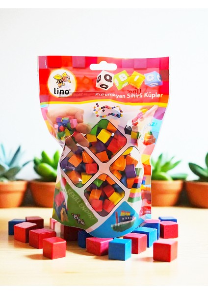 Qbic Kurumayan Sihirli Küpler Kilitli Paket 20 gr - 6 Renk fırsatları