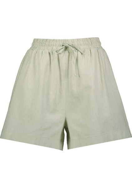 Kadın Regular Fit Penye Şort LF2038408 Mınt Green
