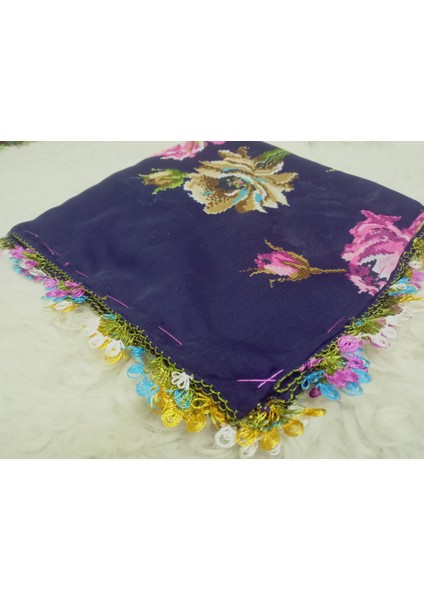 ve Reyhan El Emeği Iğne Oyası Yazma , Fular ,yemeni, Mevlüt Örtüsü ,hediyelik 4 Kenarı Oyalı