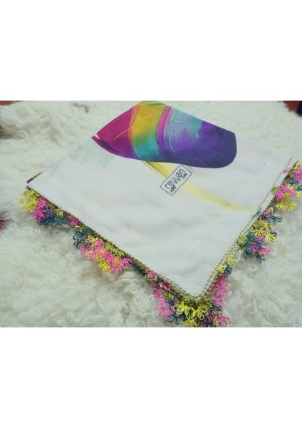 ve Reyhan El Emeği Iğne Oyası Yazma , Fular ,yemeni, Mevlüt Örtüsü ,hediyelik 4 Kenarı Oyalı