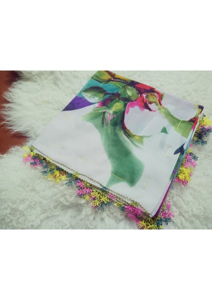 ve Reyhan El Emeği Iğne Oyası Yazma , Fular ,yemeni, Mevlüt Örtüsü ,hediyelik 4 Kenarı Oyalı modelleri