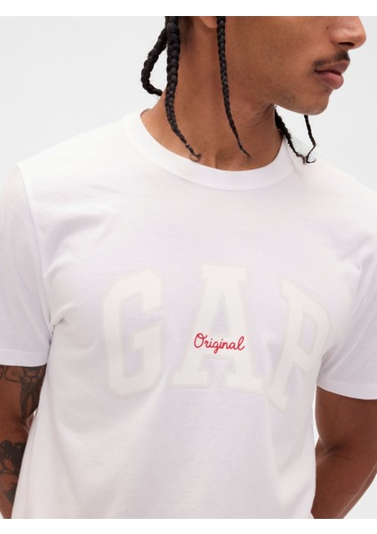 Erkek Beyaz Everyday Soft Gap Logo T-Shirt modelleri