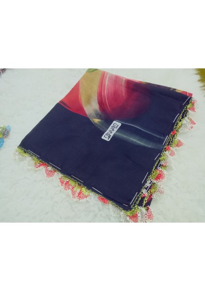 ve Reyhan El Emeği Iğne Oyası Yazma , Fular ,yemeni, Mevlüt Örtüsü ,hediyelik 4 Kenarı Oyalı