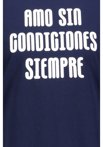 Kadın Regular Fit T-Shirt LF2039129 Navy modelleri