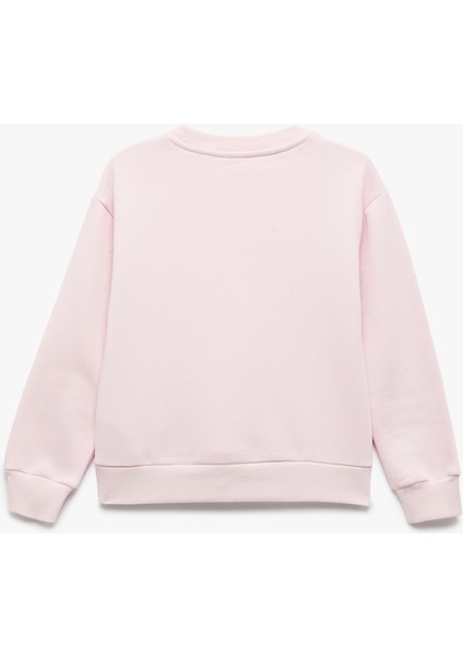 Uzun Kollu Bisiklet Yaka Şardonlu Anime Baskılı Sweatshirt fiyatları