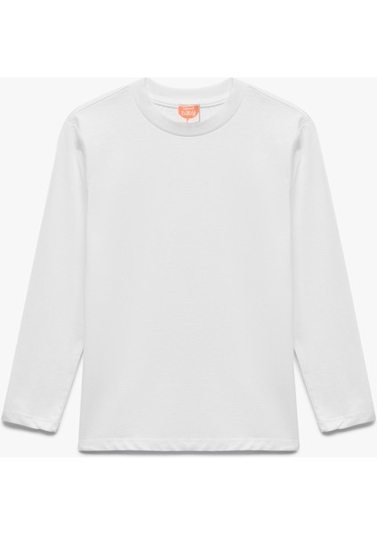 Uzun Kollu Bisiklet Yaka Pamuklu 5'li Tişört Seti fırsatları