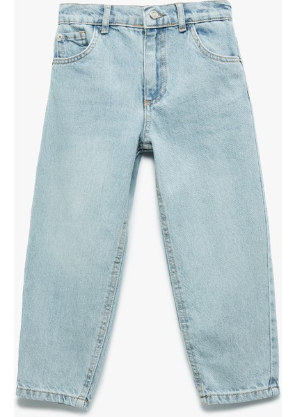 Rahat Kesim Pamuklu Denim Pantolon