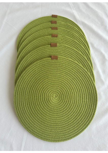 Yuvarlak Supla Fıstık Yeşil 33CM 6lı fiyatları