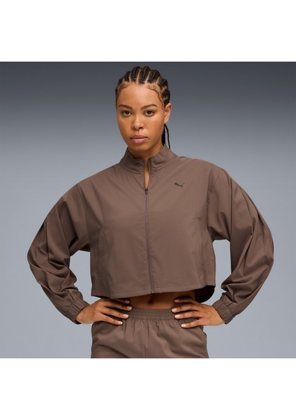 Fashion Kadın Kahverengi Antrenman Ceketi.41